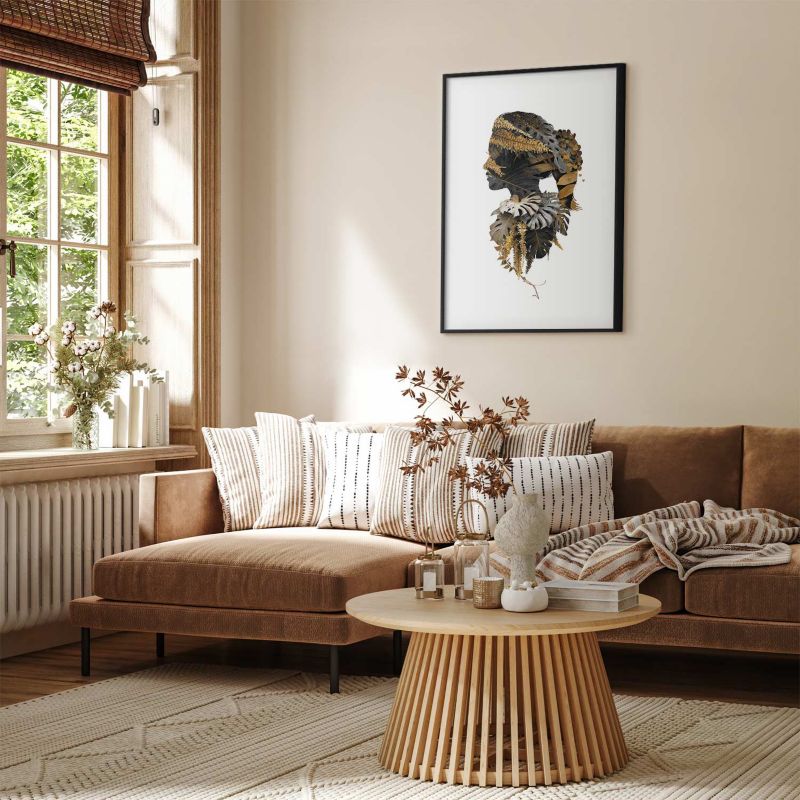 Plakat Artgeist Junglemand 29,7 x 42 cm med sort ramme, 1 stk