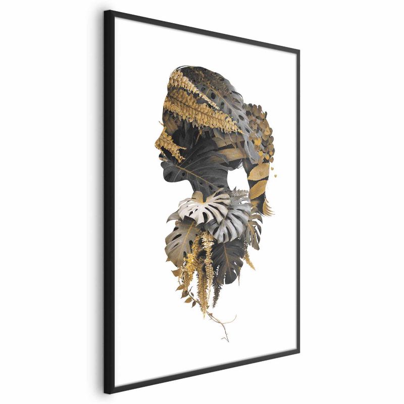 Artgeist plakat Jungle Man 60 x 90 cm med sort ramme, 1 stk