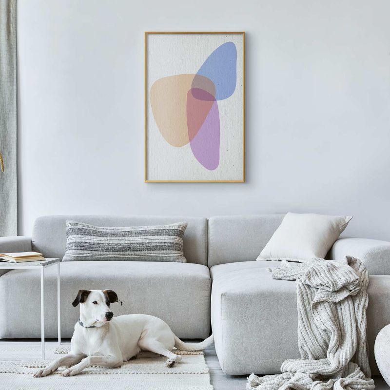 Artgeist plakat fælles del 40 x 60 cm med guldramme, 1 stk