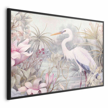 Artgeist plakat hejre 60 x 40 cm med sort ramme, 1 stk