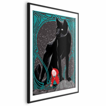 Artgeist plakat Rødhætte 29,7 x 42 cm med sort ramme, 1 stk