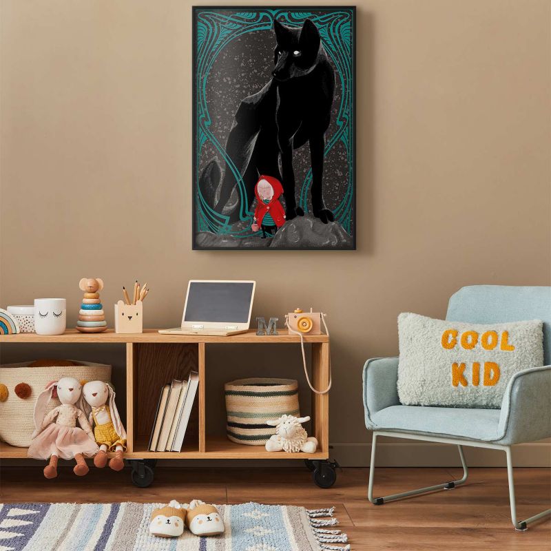 Artgeist plakat Rødhætte 40 x 60 cm med sort ramme, 1 stk