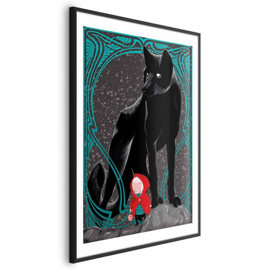 Artgeist plakat Rødhætte 60 x 90 cm med sort ramme, 1 stk