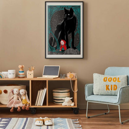 Artgeist plakat Rødhætte 60 x 90 cm med sort ramme, 1 stk