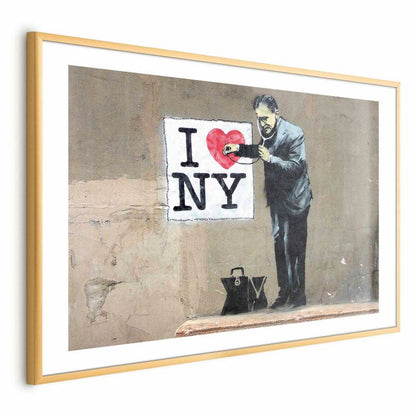 Artgeist plakat diagnose 42 x 29,7 cm med guldramme, 1 stk