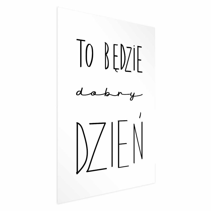 Artgeist plakat God dag 21x30 cm uden ramme 1 stk