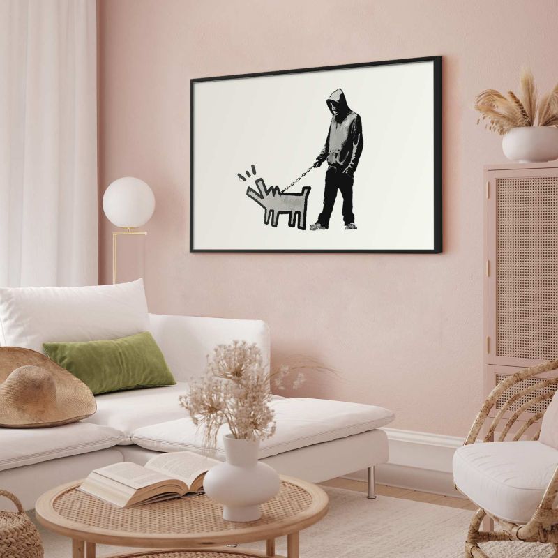 Artgeist Dog Art plakat 42 x 29,7 cm med sort ramme, 1 stk