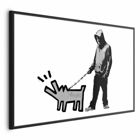 Artgeist Dog Art plakat 90 x 60 cm med sort ramme, 1 stk