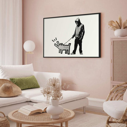 Artgeist Dog Art plakat 90 x 60 cm med sort ramme, 1 stk