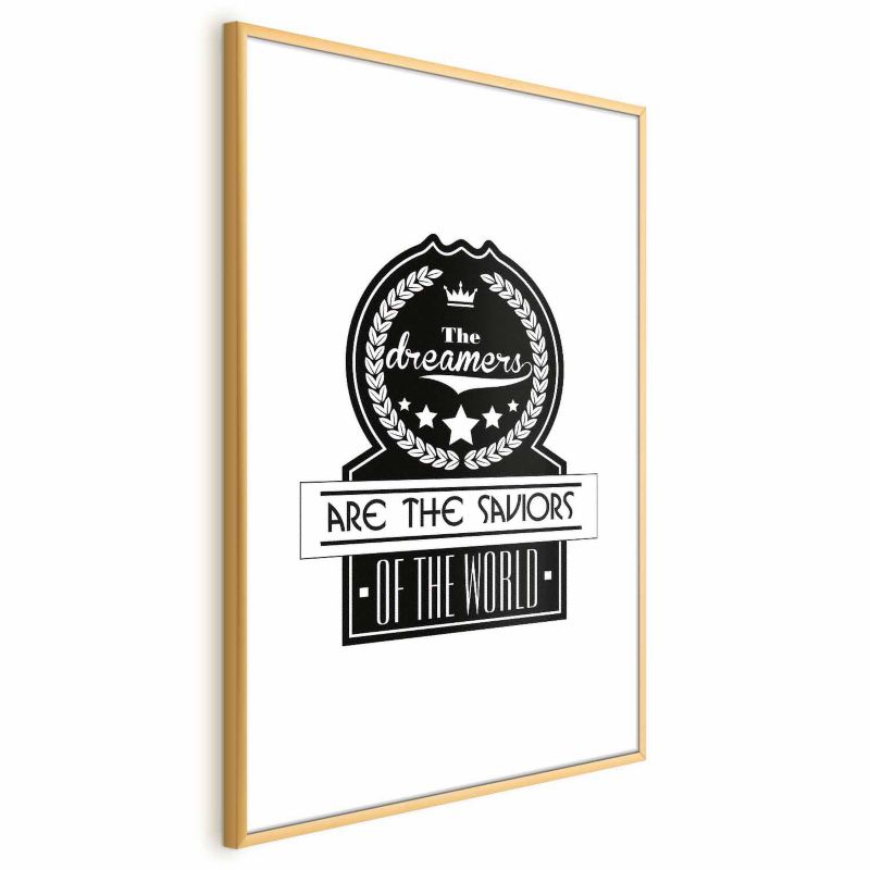 Artgeist Dreamers plakat 29,7 x 42 cm med guldramme, 1 stk