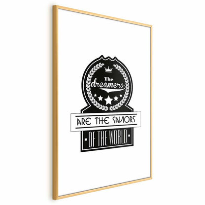Artgeist Dreamers plakat 29,7 x 42 cm med guldramme, 1 stk