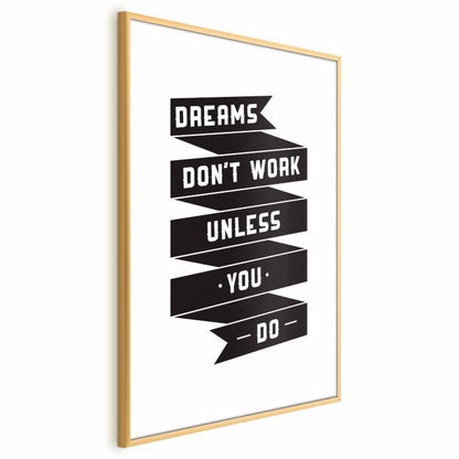 Artgeist Dreams plakat 29,7x42 cm med guldramme, 1 stk