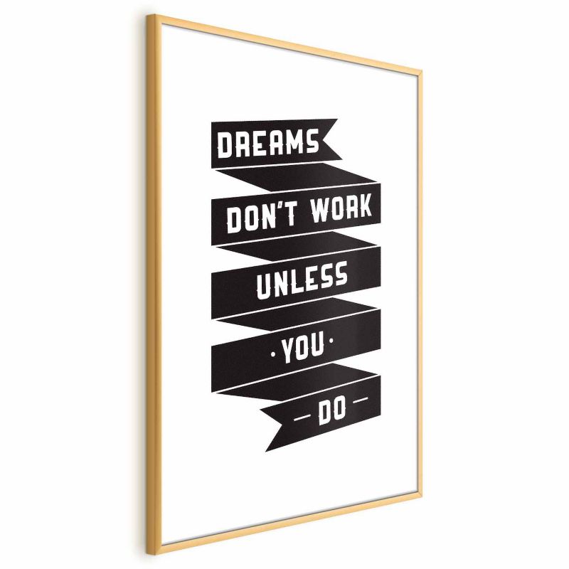 Artgeist Dreams plakat 40x60 cm med guldramme, 1 stk