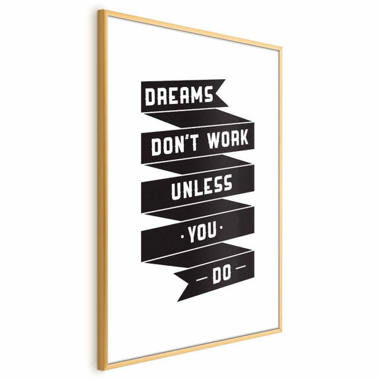 Artgeist Dreams plakat 40x60 cm med guldramme, 1 stk