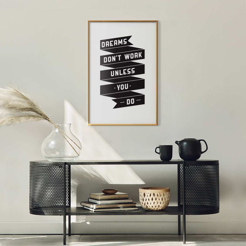 Artgeist Dreams plakat 40x60 cm med guldramme, 1 stk