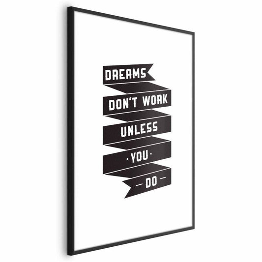 Artgeist Dreams plakat 60x90 cm med sort ramme, 1 stk