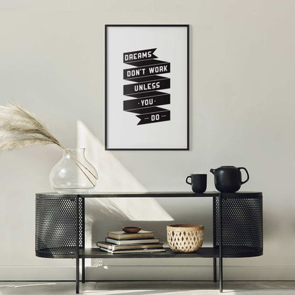 Artgeist Dreams plakat 60x90 cm med sort ramme, 1 stk