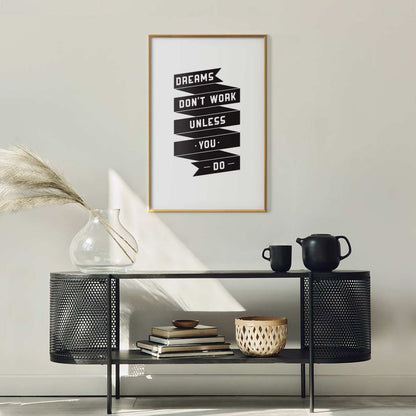 Artgeist Dreams plakat 60x90 cm med guldramme, 1 stk