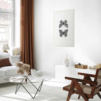 Artgeist plakat to sommerfugle 40 x 60 cm uden ramme, 1 stk