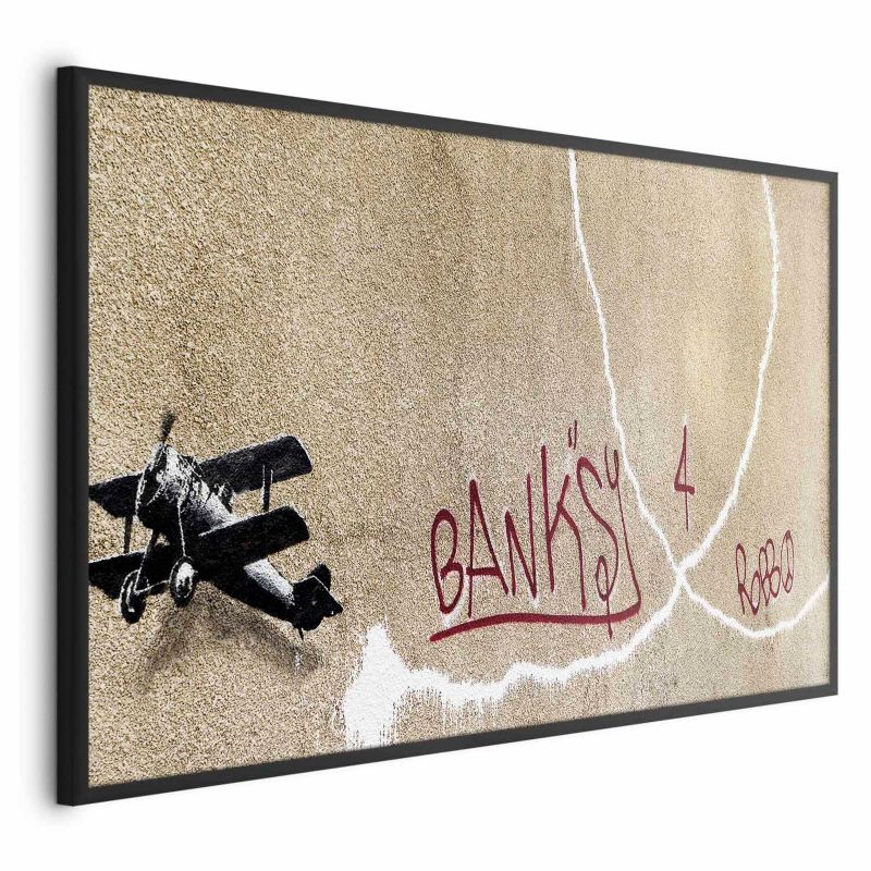 Artgeist plakat Dwupłatowiec 42 x 29,7 cm med sort ramme, 1 stk