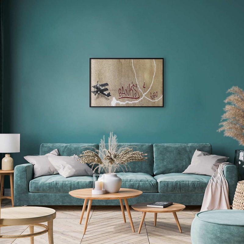 Artgeist plakat Dwupłatowiec 42 x 29,7 cm med sort ramme, 1 stk