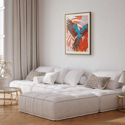 Artgeist plakat Eksotiske vinger 21x30 cm med guldramme, 1 stk