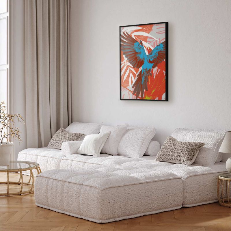 Plakat Artgeist Eksotiske vinger 29,7 x 42 cm med sort ramme, 1 stk