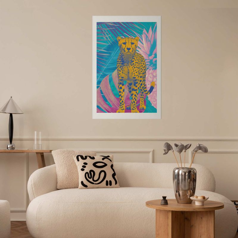 Artgeist plakat eksotisk leopard 21x30 cm uden ramme, 1 stk