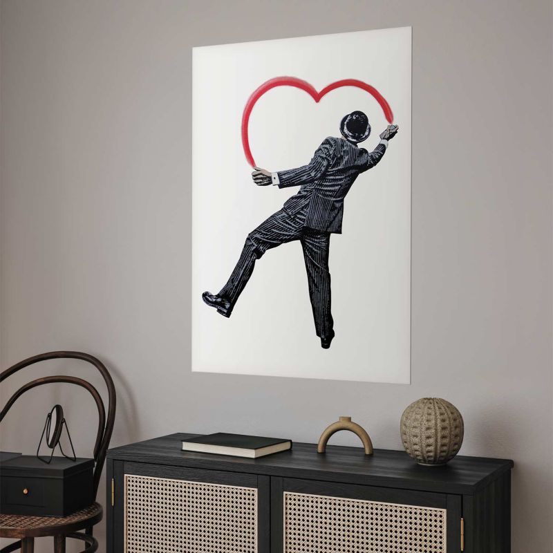 Plakat Artgeist Elegant graffitikunstner 29,7 x 42 cm uden ramme, 1 stk