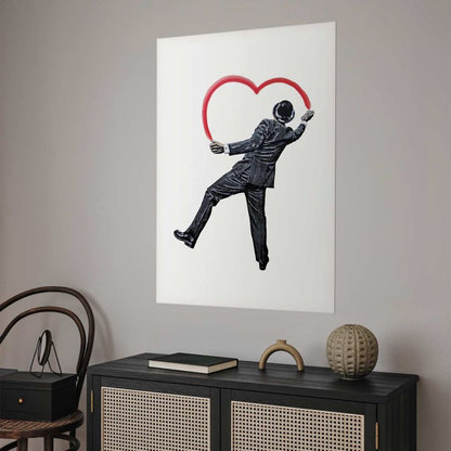 Plakat Artgeist Elegant grafittikunstner 60 x 90 cm uden ramme, 1 stk