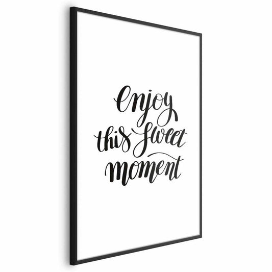 Artgeist Enjoy plakat 60x90 cm med sort ramme, 1 stk
