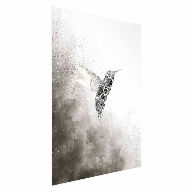 Artgeist plakat etnisk kolibri 21x30 cm uden ramme, 1 stk