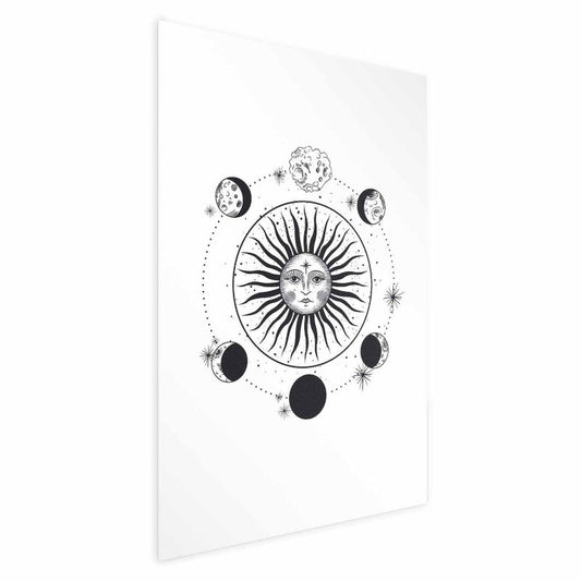 Artgeist plakat Månefaser 29,7 x 42 cm uden ramme, 1 stk
