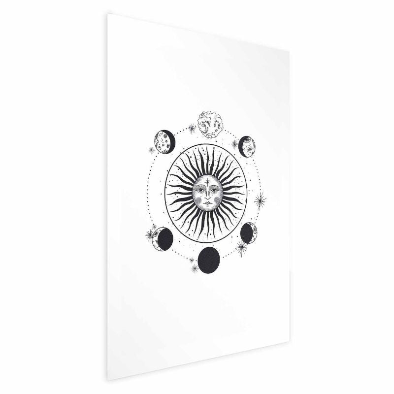 Artgeist plakat Månefaser 40x60 cm uden ramme, 1 stk