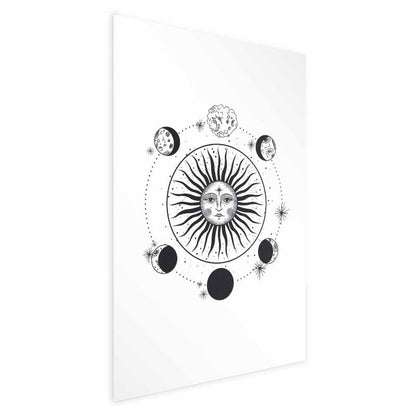 Artgeist plakat Månefaser 60 x 90 cm uden ramme, 1 stk