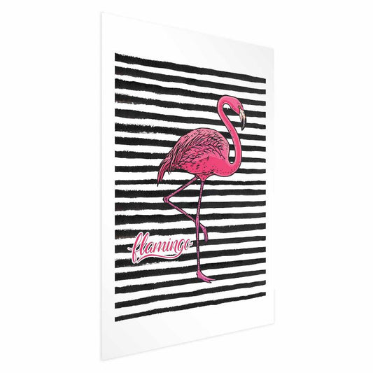 Artgeist flamingo plakat 21x30 cm uden ramme, 1 stk