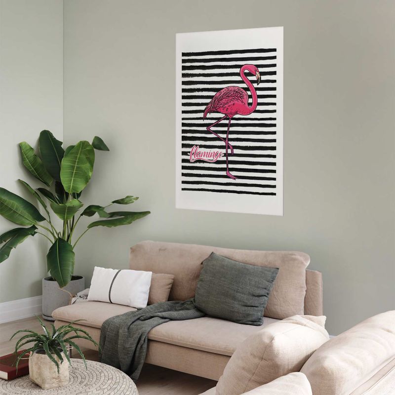Artgeist flamingo plakat 21x30 cm uden ramme, 1 stk