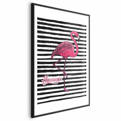 Artgeist flamingo-plakat 29,7 x 42 cm med sort ramme, 1 stk
