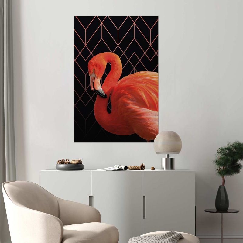 Artgeist Flaming solo plakat 29,7 x 42 cm uden ramme, 1 stk