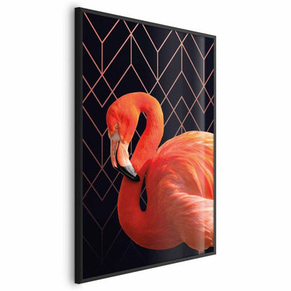 Artgeist Flaming solo plakat 29,7 x 42 cm med sort ramme, 1 stk