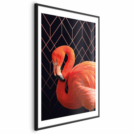 Artgeist Flaming solo plakat 29,7 x 42 cm med sort ramme, 1 stk