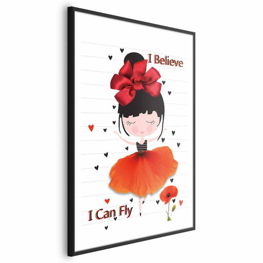 Artgeist Fly plakat 21x30 cm med sort ramme, 1 stk