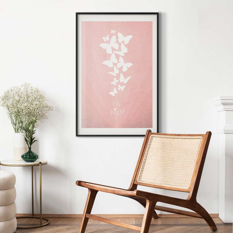 Plakat Artgeist Fly High 21x30 cm med sort ramme, 1 stk