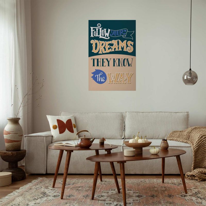 Artgeist Follow plakat 21x30 cm uden ramme, 1 stk