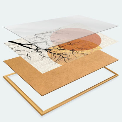 Artgeist Follow plakat 60x90 cm med guldramme, 1 stk