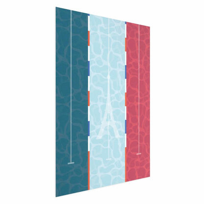 Plakat Artgeist Fransk pool 21x30 cm uden ramme, 1 stk