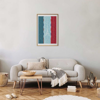 Plakat Artgeist Fransk pool 29,7 x 42 cm med guldramme, 1 stk