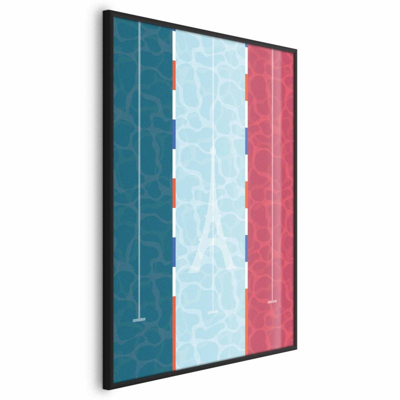 Artgeist plakat fransk pool 60 x 90 cm med sort ramme, 1 stk