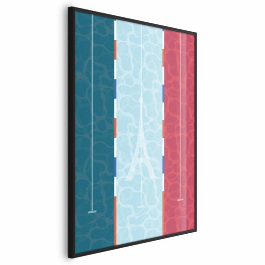 Artgeist plakat fransk pool 60 x 90 cm med sort ramme, 1 stk