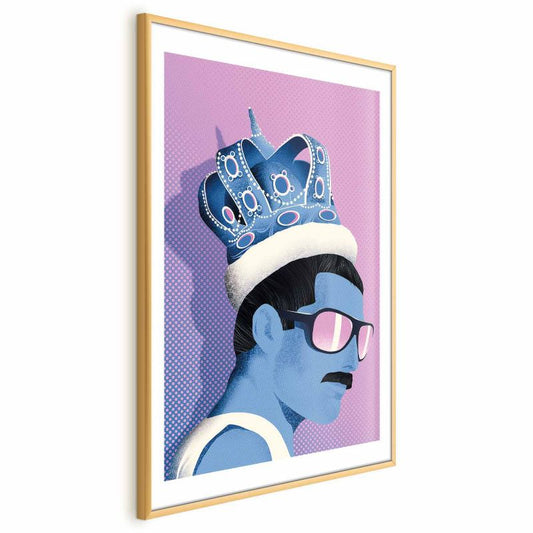 Artgeist Freddie plakat 21 x 30 cm med guldramme, 1 stk